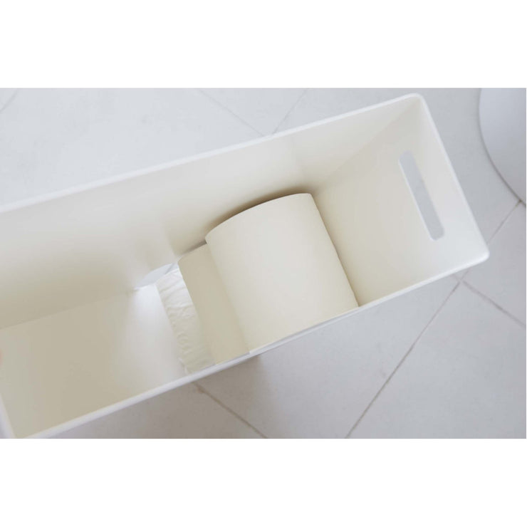 Plate Standing Toilet Paper Stocker by Yamazaki