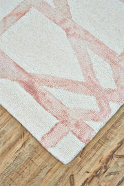 Marengo Hand Tufted Pink and Ivory Rug by BD Fine Corner Image 1