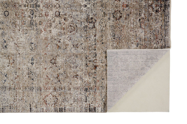 Ennis Ivory and Gray Rug by BD Fine Fold Image 1