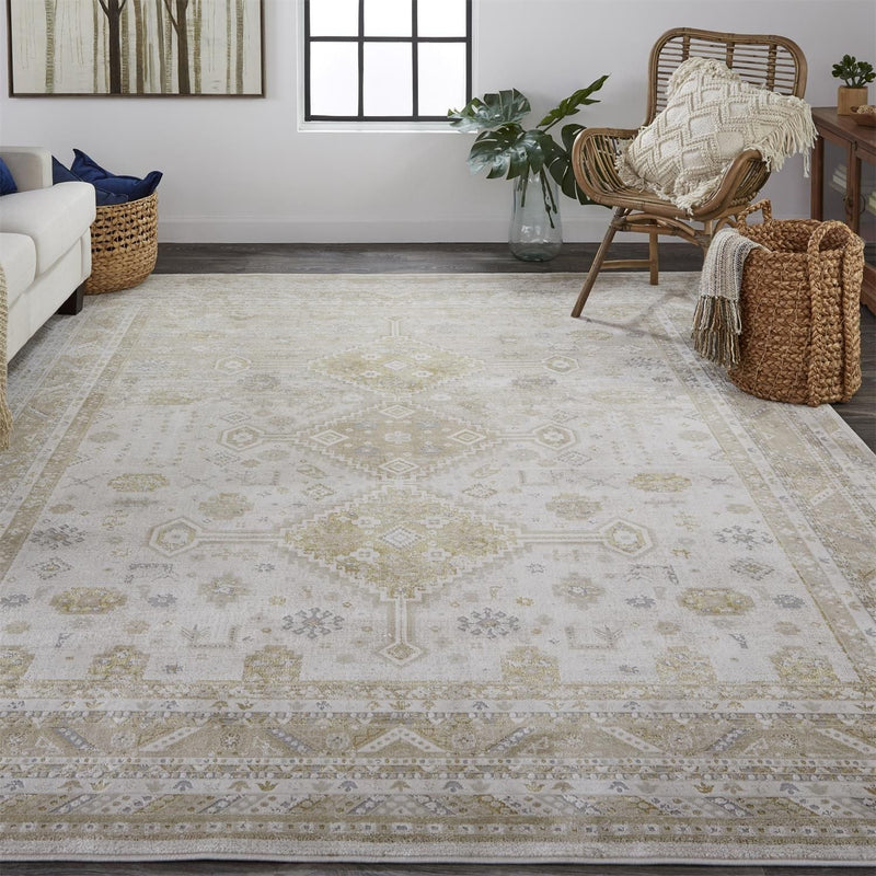 media image for Tripoli Gold Rug by BD Fine Roomscene Image 1 210