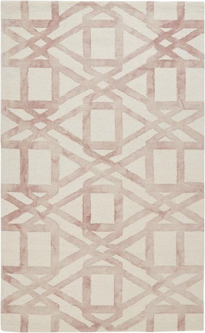 product image for Marengo Hand Tufted Pink and Ivory Rug by BD Fine Flatshot Image 1 54