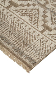 Eckhart Hand Knotted Ivory and Tan Rug by BD Fine Corner Image 1