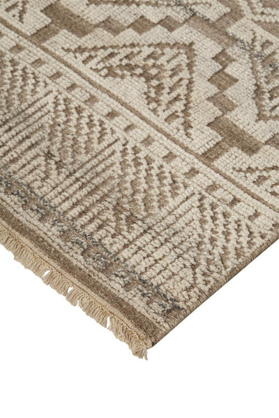 product image for Eckhart Hand Knotted Ivory and Tan Rug by BD Fine Corner Image 1 72