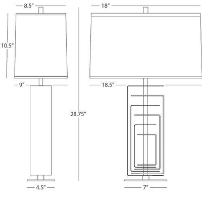 product image for Braxton Table Lamp in Various Finishes design by Robert Abbey 29