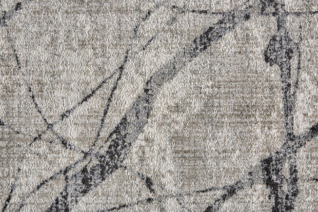 Kiba Warm Gray and Charcoal Rug by BD Fine Texture Image 1