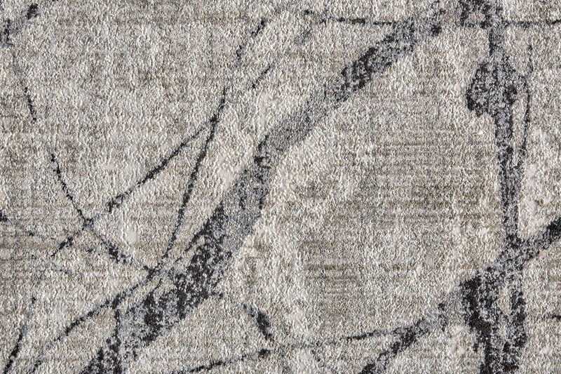 media image for Kiba Warm Gray and Charcoal Rug by BD Fine Texture Image 1 210