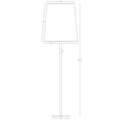 product image for Rico Espinet Buster Collection Floor Lamp design by Robert Abbey 89