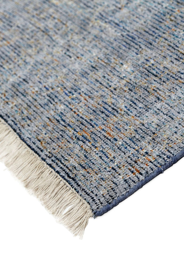 Ramey Hand Woven Aegean Blue and Gray Rug by BD Fine Corner Image 1