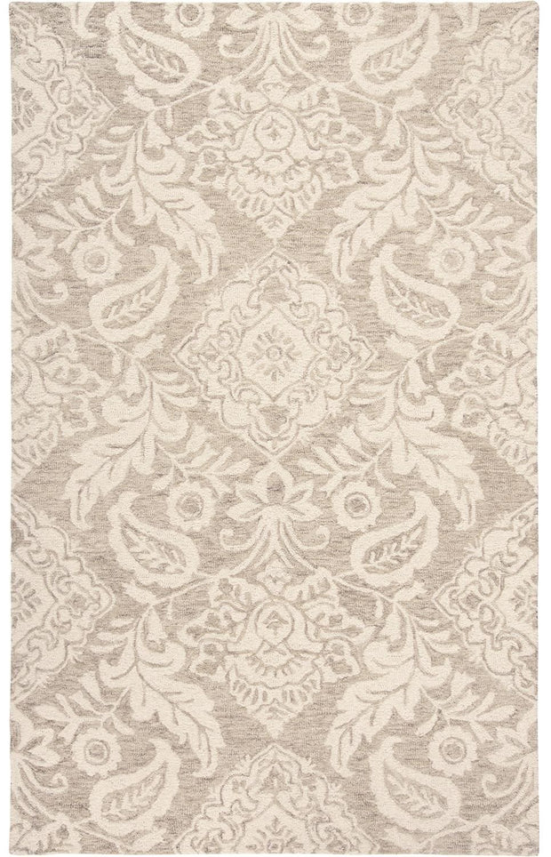 Natal Hand Tufted Tan and Ivory Rug by BD Fine Flatshot Image 1