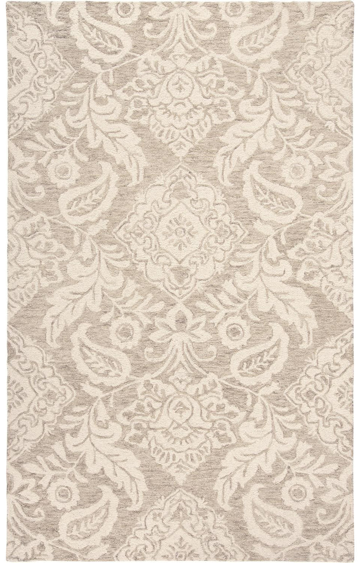 Natal Hand Tufted Tan and Ivory Rug by BD Fine Flatshot Image 1