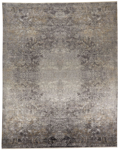 product image for Melmas Stone Gray Rug by BD Fine Flatshot Image 1 0