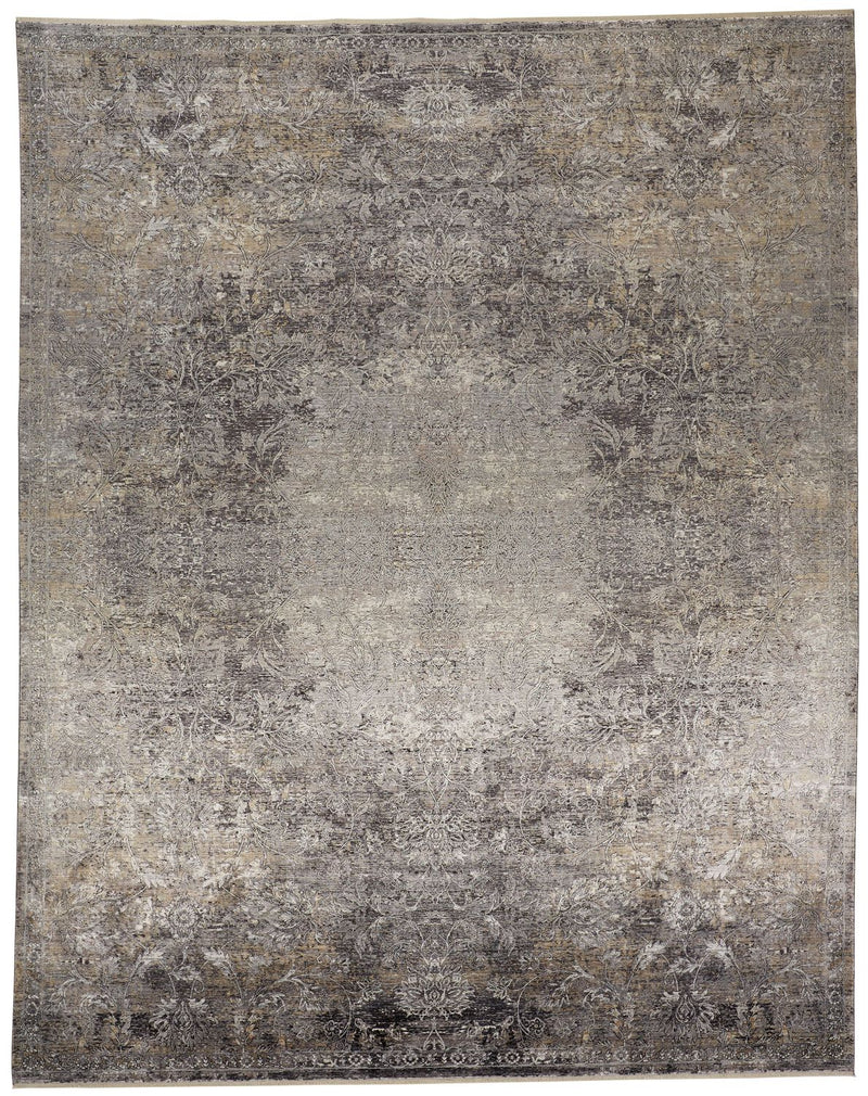 media image for Melmas Stone Gray Rug by BD Fine Flatshot Image 1 234