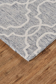 Natal Hand Tufted Gray and Ivory Rug by BD Fine Corner Image 1
