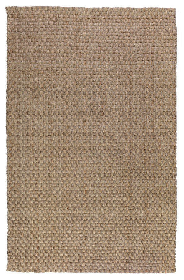 Basket Weave Rug in Natural & Grey design by Classic Home