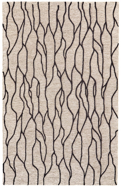 product image for Fadden Hand Tufted Taupe Rug by BD Fine Flatshot Image 1 51