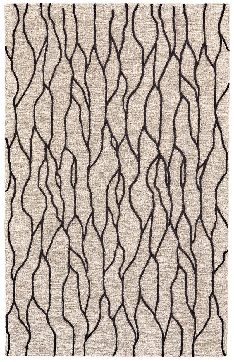 media image for Fadden Hand Tufted Taupe Rug by BD Fine Flatshot Image 1 230