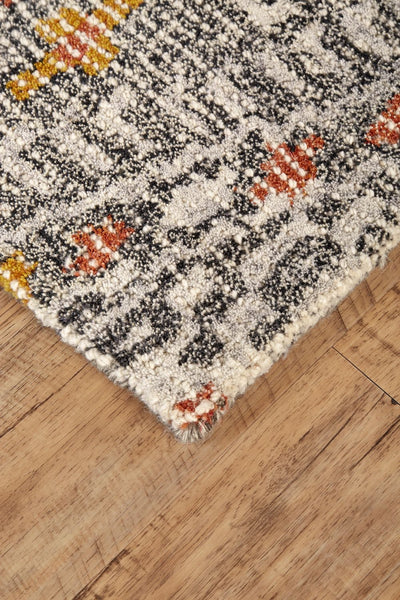 product image for Binada Hand Tufted Gray and Orange Rug by BD Fine Corner Image 1 22