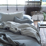 Biella Pale Grey & Dove Bedding design by Designers Guild