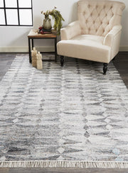 Elstow Light and Dark Gray Rug by BD Fine Roomscene Image 1