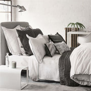 Astor Charcoal & Dove Bedding design by Designers Guild