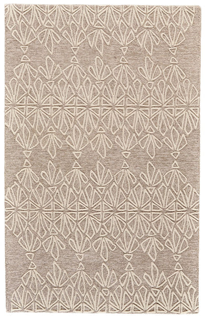 product image for Fadden Taupe and Ivory Rug by BD Fine Flatshot Image 1 17