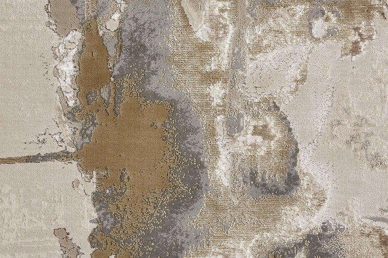 media image for Tripoli Gold and Tan Rug by BD Fine Texture Image 1 216