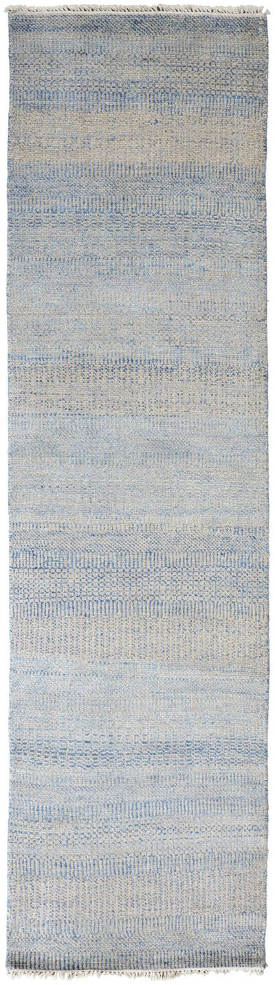 product image for Caldecott Hand Knotted Cobalt Blue and Gray Rug by BD Fine Flatshot Image 1 34