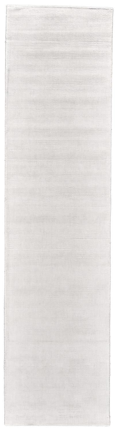 Knox Hand Woven Bright White Rug by BD Fine Flatshot Image 1