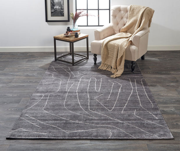 Miska Gray and Ivory Rug by BD Fine Roomscene Image 1