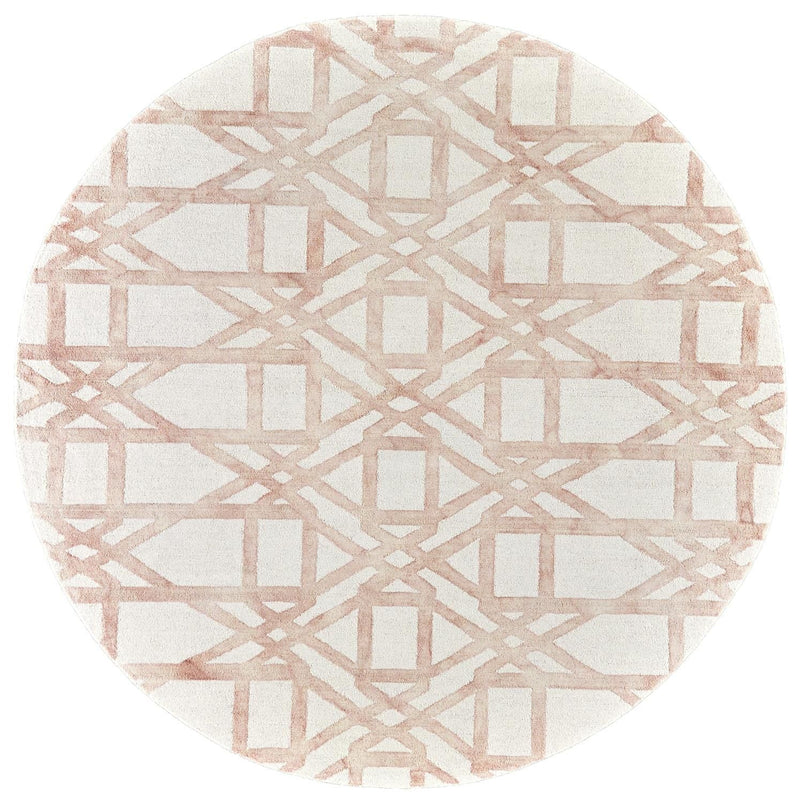 media image for Marengo Hand Tufted Pink and Ivory Rug by BD Fine Flatshot Image 1 238