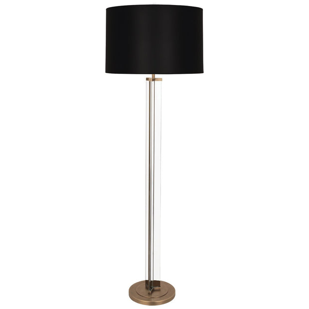Fineas Column Floor Lamp in Various Finishes design by Robert Abbey