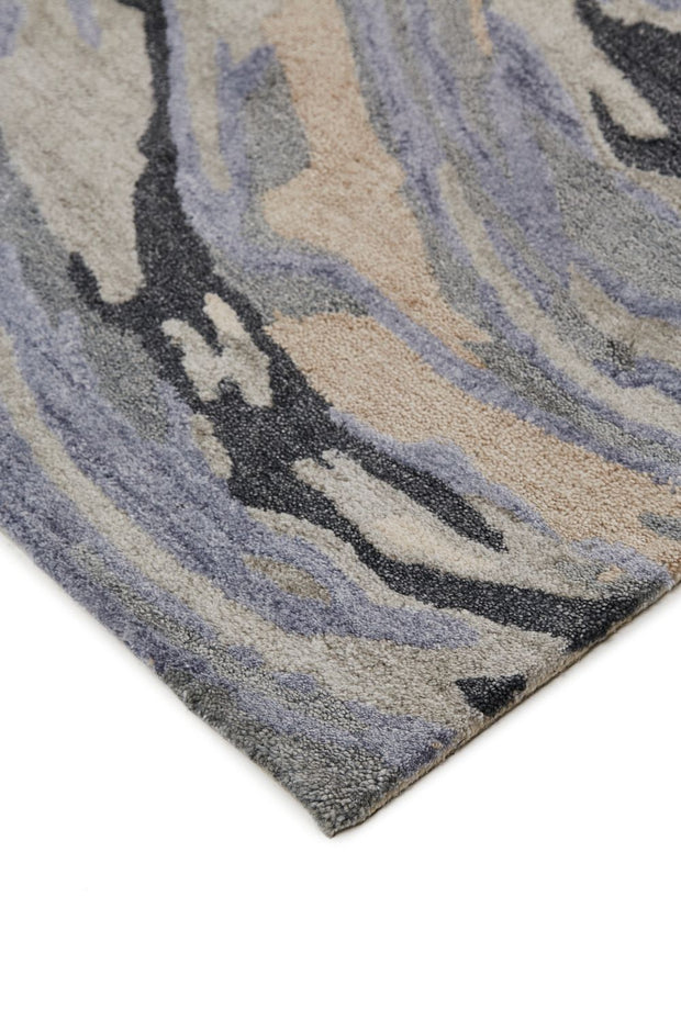 Orwell Hand Tufted Blue and Beige Rug by BD Fine Corner Image 1