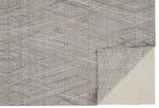 Huntley Hand Woven Gray and Taupe Rug by BD Fine Fold Image 1