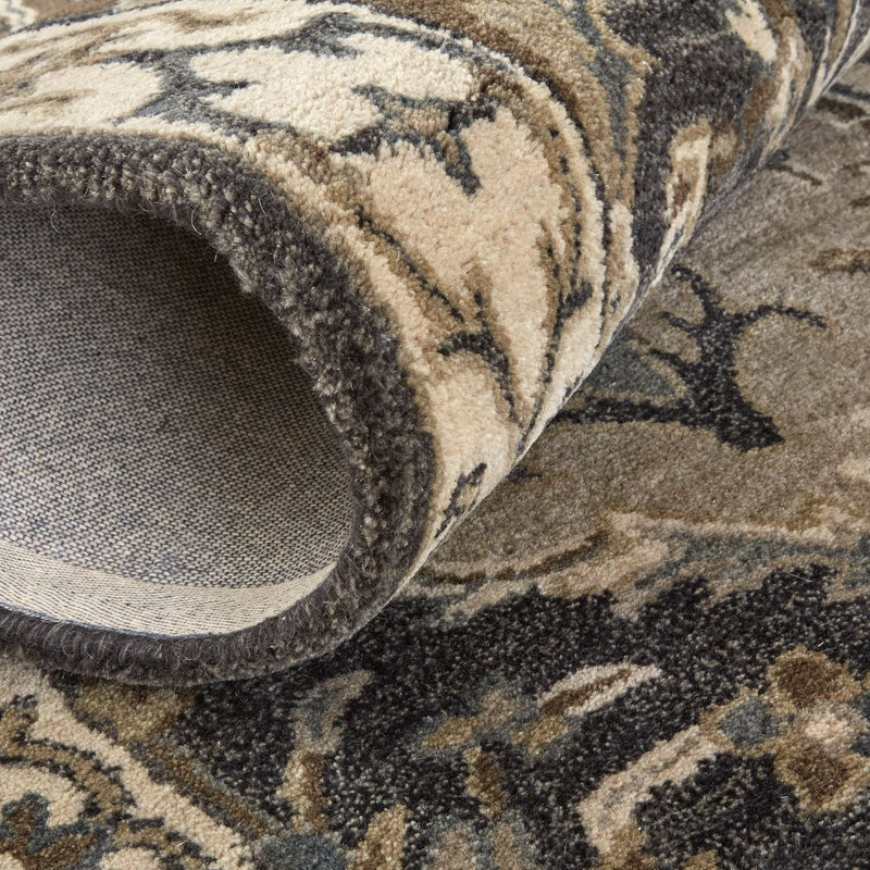 media image for Botticino Blue and Gray Rug by BD Fine Roll Image 1 252