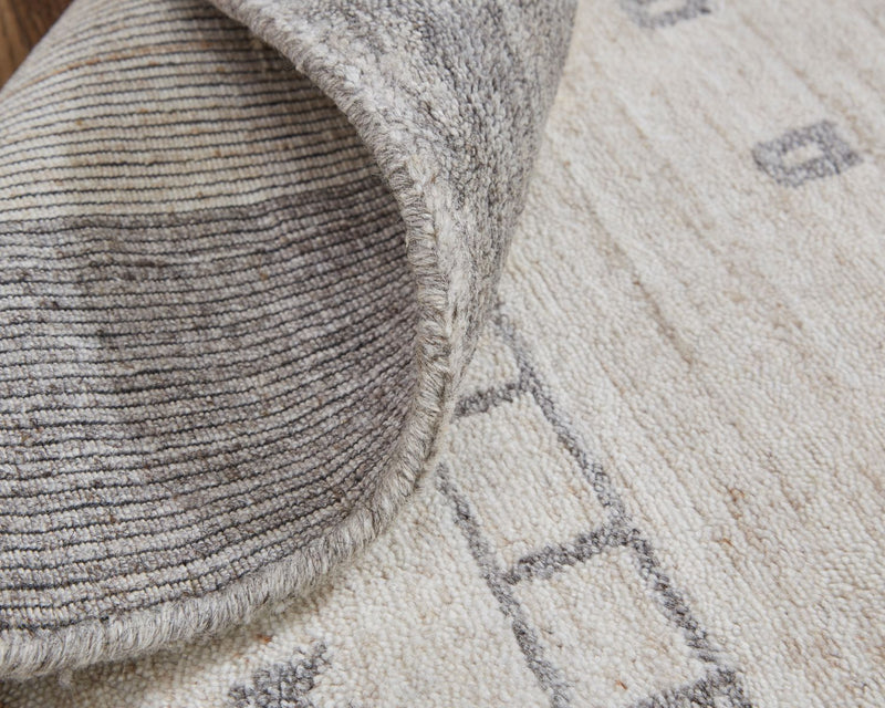 media image for Yurie Hand Knotted Beige and Gray Rug by BD Fine Roll Image 1 271