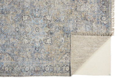 product image for Ramey Hand Woven Blue and Gray Rug by BD Fine Fold Image 1 15