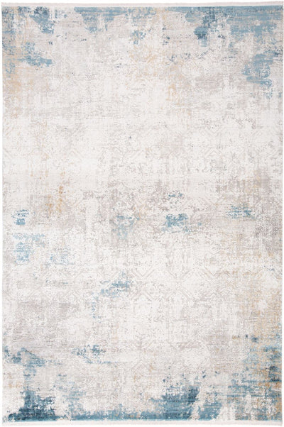 product image for Lindstra Ivory and Blue Rug by BD Fine Flatshot Image 1 19