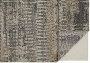 Scottsdale Hand Knotted Gray and Beige Rug by BD Fine Fold Image 1