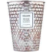 2 Wick Tin Table Candle in Rose Colored Glasses design by Voluspa