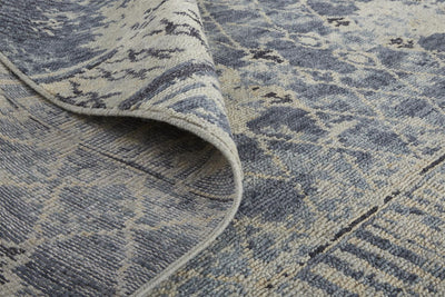 product image for Scottsdale Hand Knotted Blue and Tan Rug by BD Fine Roll Image 1 23