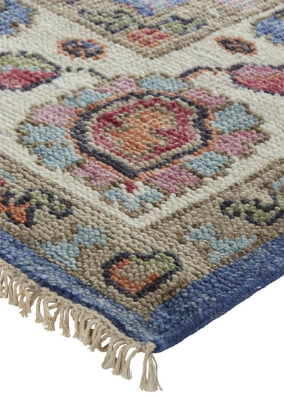 product image for Bennet Blue and Red Rug by BD Fine Corner Image 1 63