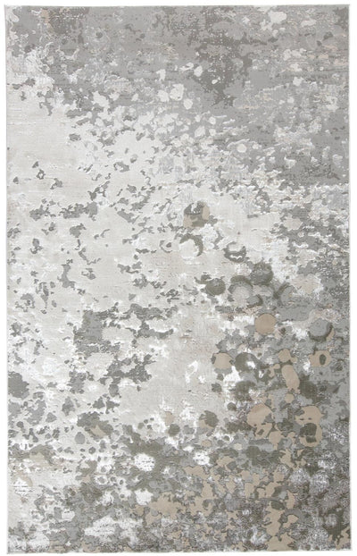 product image for Orin Silver and Ivory Rug by BD Fine Flatshot Image 1 12