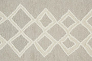 Elika Hand Tufted Taupe and Ivory Rug by BD Fine Texture Image 1