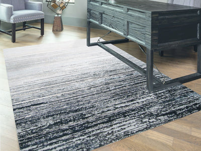 product image for Orin Black and Silver Rug by BD Fine Roomscene Image 1 94