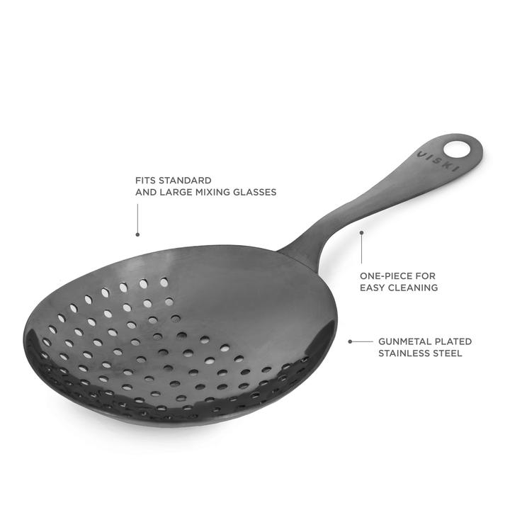 media image for Gunmetal Julep Strainer 235