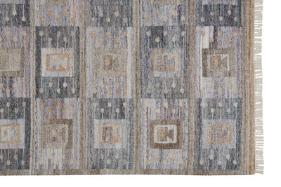 product image for Elstow Hand Woven Gray and Tan Rug by BD Fine Corner Image 1 99