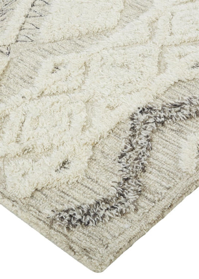 product image for Elika Hand Tufted Ivory and Gray Rug by BD Fine Corner Image 1 24