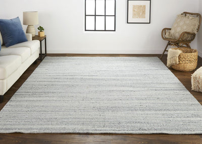 product image for Foxwood Hand Woven Light Gray and Silver Rug by BD Fine Roomscene Image 1 13