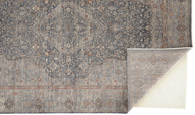 Gilford Gray and Rust Rug by BD Fine Fold Image 1