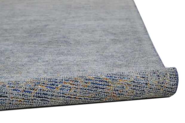 Ramey Hand Woven Aegean Blue and Gray Rug by BD Fine Roll Image 1